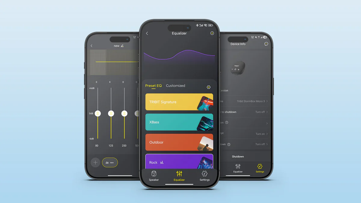 App-Controlled Sound Evolution - Tribit StormBox Micro 3